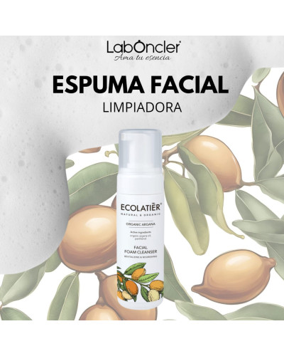 Espuma facial limpiadora argán