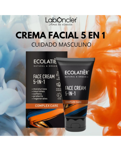 Crema facial cuidado masculino 5 en 1
