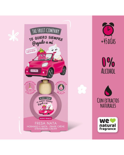 Ambientador coche fresa y nata THE FRUIT COMPANY