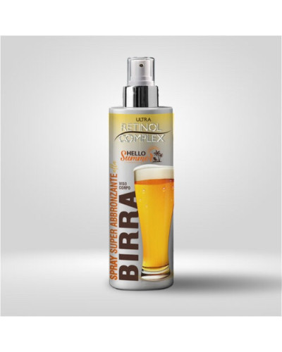 Spray super bronceador de Cerveza RETINOL COMPLEX