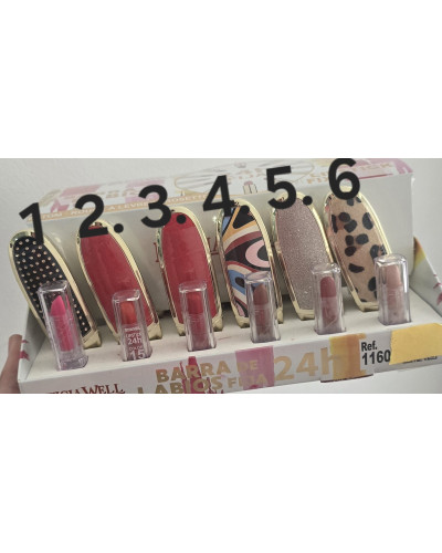 Barra labial fija 24h