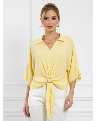 Blusa nudos con anilla