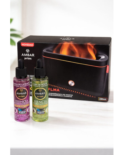 Pack humificador flame 3.0 + 2 esencias