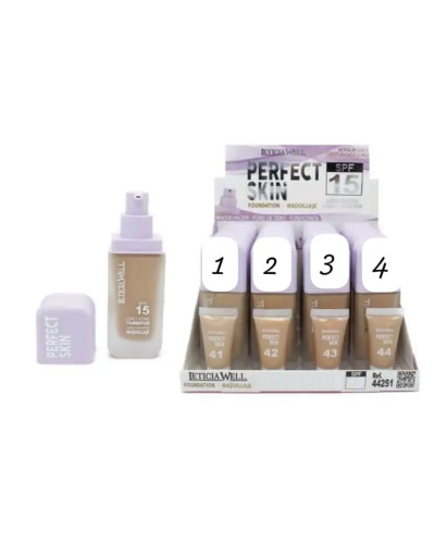 Maquillaje liquido SPF 15 Leticia Well