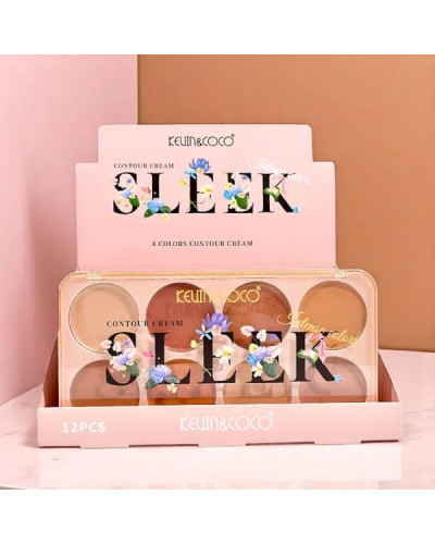 Paleta 8 colors contour cream Kevin & Coco