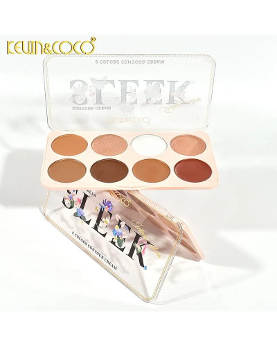 Paleta 8 colors contour cream Kevin & Coco