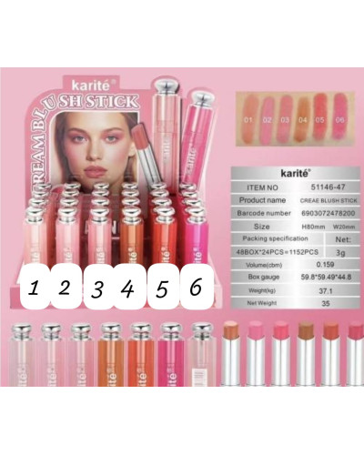 Colorete en Stick 24h Karité