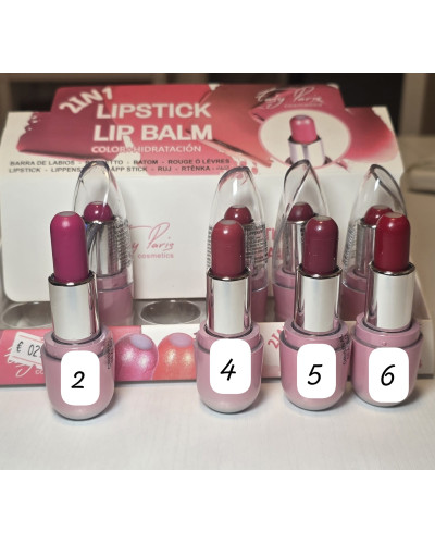 Barra labial + hidratación 2 en 1