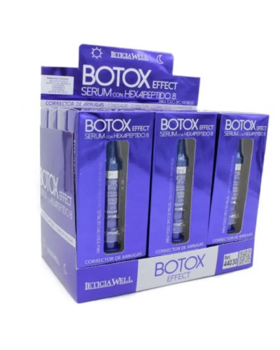 Serum effect Botox Leticia Well