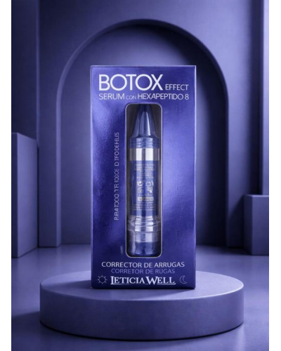 Serum effect Botox Leticia Well