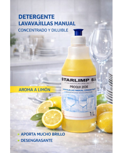 Lavavajillas manual concentrado 1L