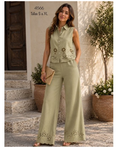 Conjunto Caqui