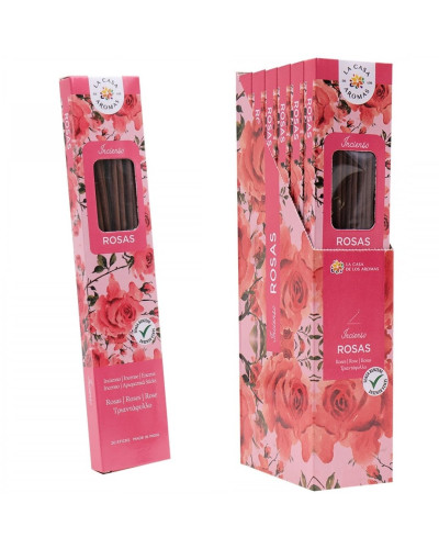 INCIENSO ROSAS LA CASA DE LOS AROMAS