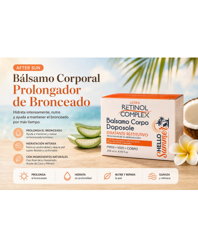 Bálsamo prolongador del bronceado