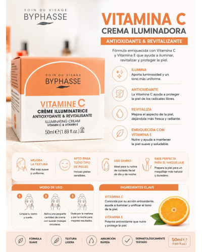 Crema vitamina C BYPHASSE