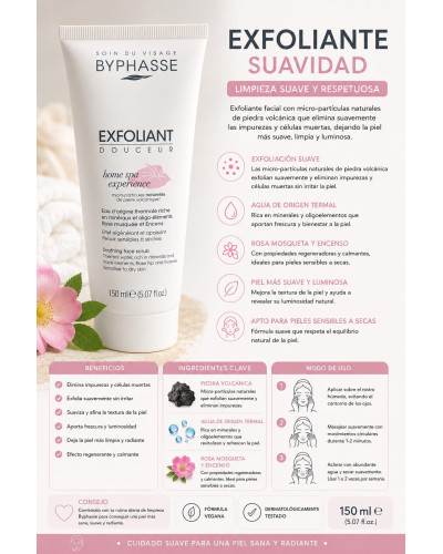 Exfoliante facial pieles sensibles a secas BYPHASSE