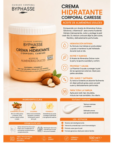 Crema corporal 500ML BYPHASSE