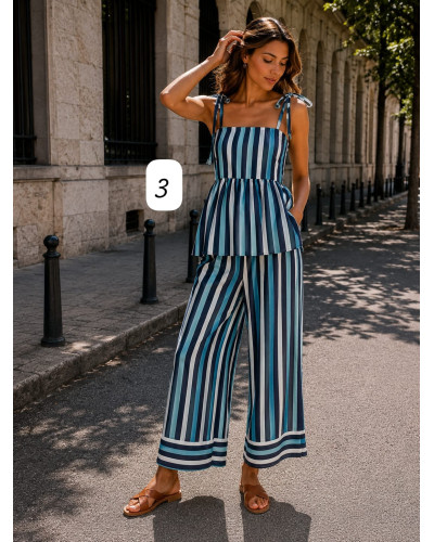 Conjunto de rallas multicolor