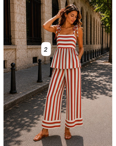 Conjunto de rallas multicolor