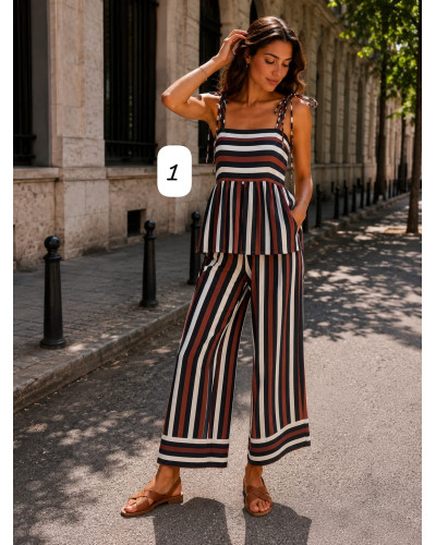 Conjunto de rallas multicolor