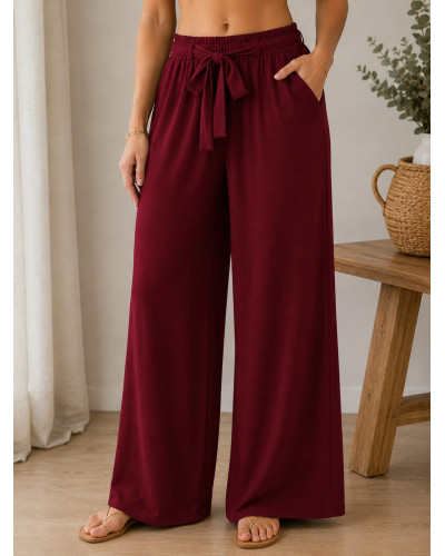 Pantalón largo lazo