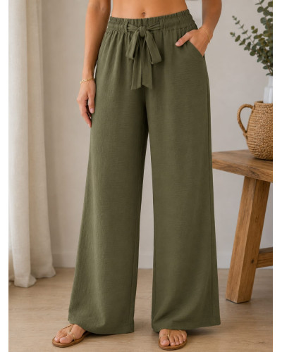 Pantalón largo lazo
