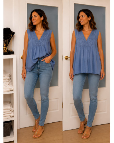 Blusa Celeste