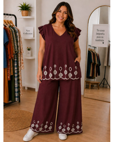 Conjunto burdeos
